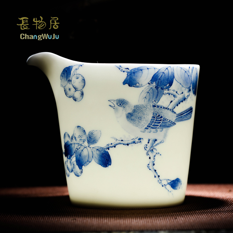 Offered home - cooked ceramic fair keller hand in the draw blue and white porcelain tea set tea tea tea ware jingdezhen porcelain points of pure manual