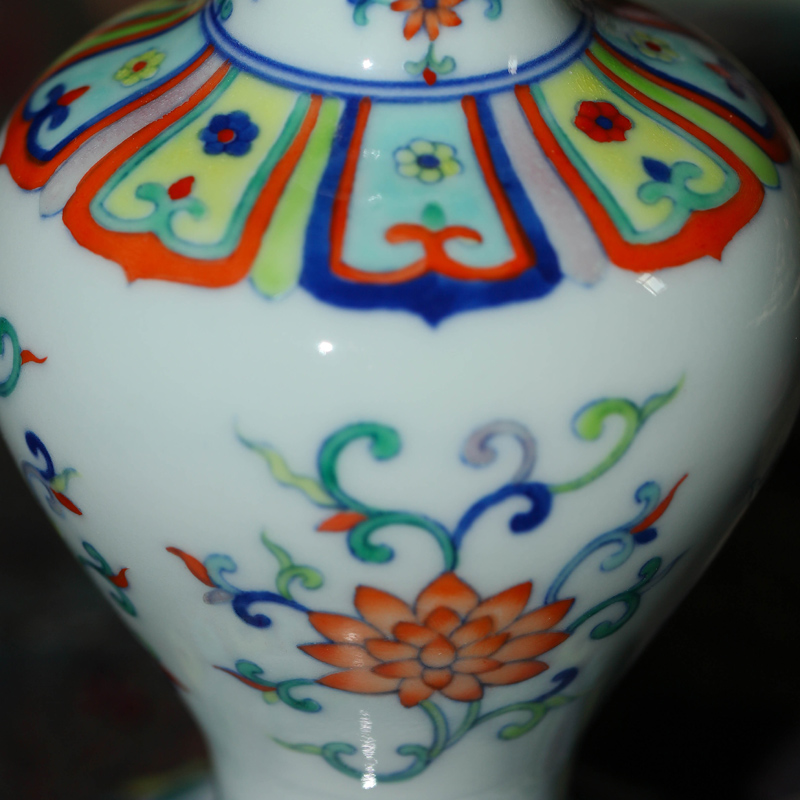 Offered home - cooked archaize of jingdezhen porcelain based holder in furnishing articles hand - made porcelain collection bucket color ceramic art collection