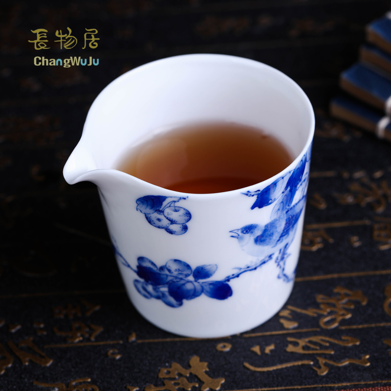 Offered home - cooked ceramic fair keller hand in the draw blue and white porcelain tea set tea tea tea ware jingdezhen porcelain points of pure manual