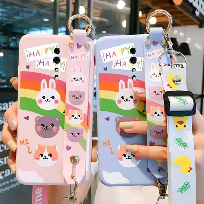 opporeonz mobile phone Protective case pcdm10 cartoon ins women's opporenoz silicone soft case opporenz protective cover send tempered film 0ppor