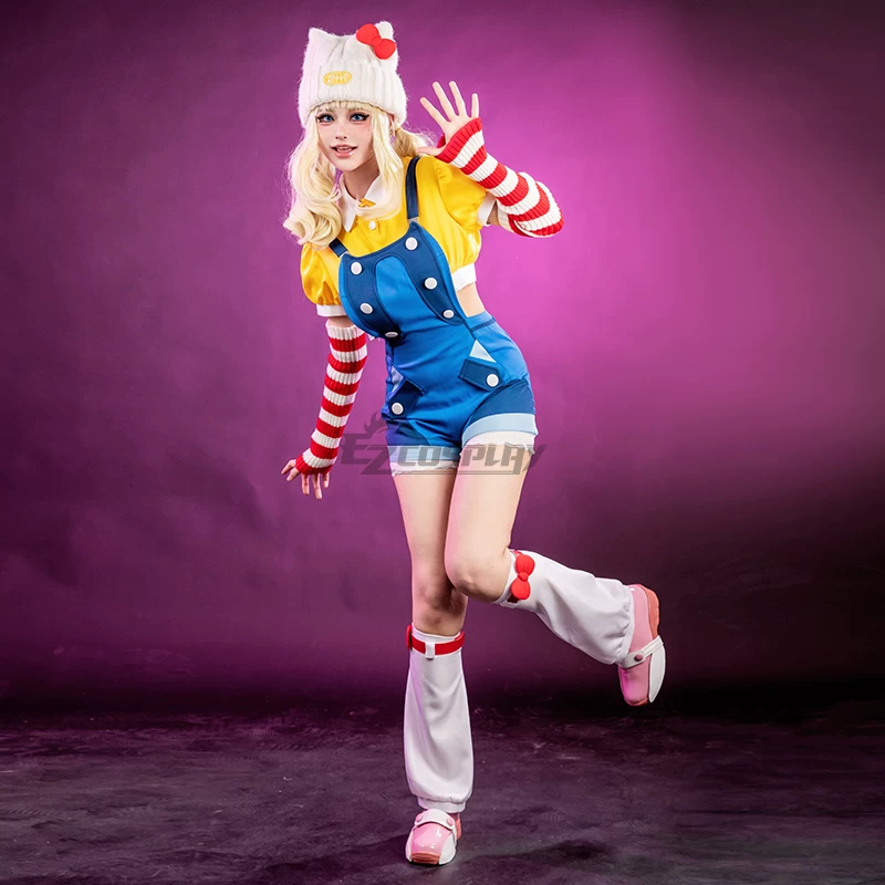 Костюм для косплея EZcosplay Overwatch 2 linkage Juno cos suit Hello Kitty аниме-костюм для женщин