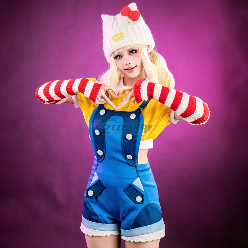 Костюм для косплея EZcosplay Overwatch 2 linkage Juno cos suit Hello Kitty аниме-костюм для женщин