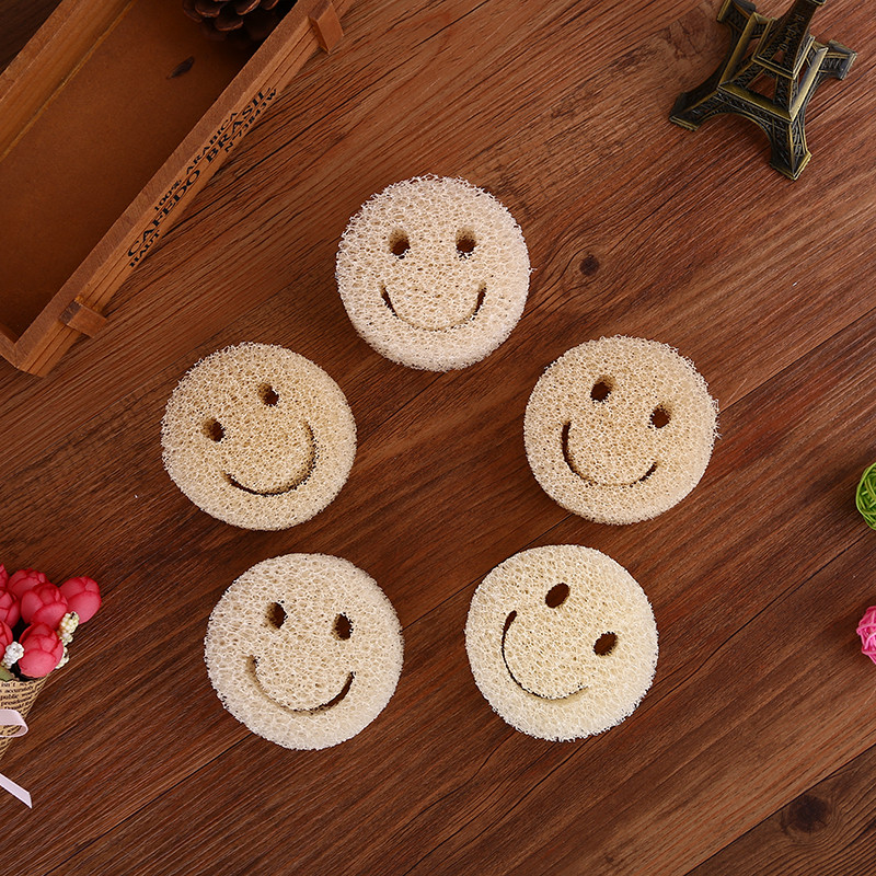 Jiejie smiley face dish washing cotton sponge scrub bowl brush bowl brush pot sponge Sponge block making slime material foaming