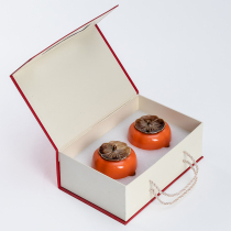 Ceramic tea cans small cans 2 storage tea gift boxes black tea Puer dry goods household portable sealed cans