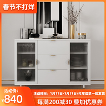 Light luxury sideboard modern minimalist kitchen cabinet locker living room porch cabinet Nordic household tea cabinet cupboard