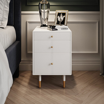 Light luxury bedside table Nordic simple modern bedroom storage cabinet three-pump lockers ins Net red bedside small cabinet
