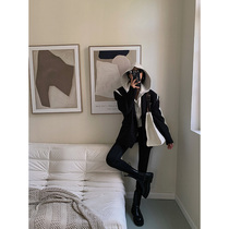 JCCC shadow black leggings female outer wear magic pants hip lift thin stretch tight small foot fitness pants