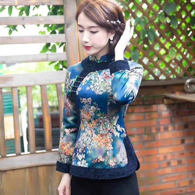 Fitier quilted warm cotton jacket lambs wool
