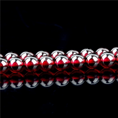 Натуральные бусины из граната, ожерелье и браслет ручной работы, браслет на ногу, аксессуар, 7A, DIY