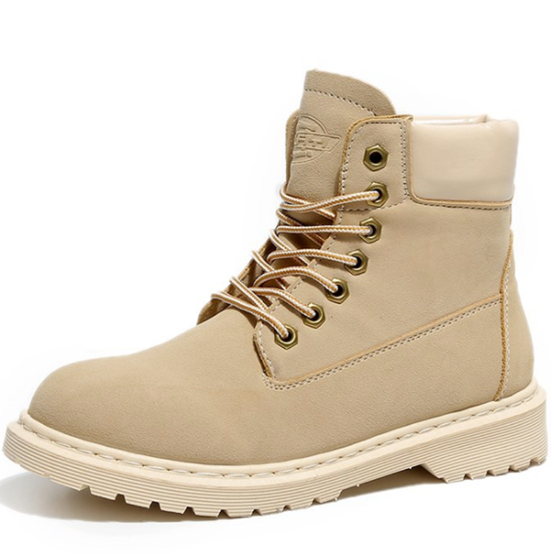 Sports Outdoor Men And Women Lovers Casual Shoes High Drum Thick Bottom Snowy Inglées 100 Hitch Hiking Martin Boots Shoes