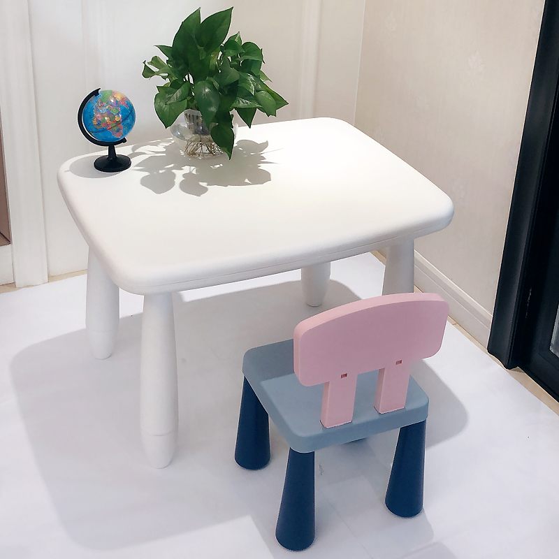 Children's table and chair set dining table kindergarten learning table children table playing game home table