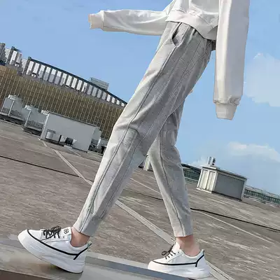 Pregnant women wearing pants Spring and Autumn Tide mom fashion loose leisure Net red wild wild autumn sports belly pants tide