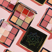 BH Starry sky shine 9-color eye shadow tray ins glitter sequin pearlescent matte ground color powder Delicate non-flying powder