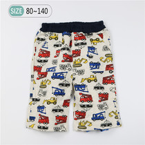 Export Japanese childrens clothing boys shorts summer New Baby Cotton five-point pants childrens summer cartoon pants