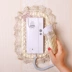 Vỏ điện thoại nắp chuông che bụi trang trí tường sticker vải bìa phong cách châu Âu Xixiu ren walkie-talkie phủ máy giặt Bảo vệ bụi