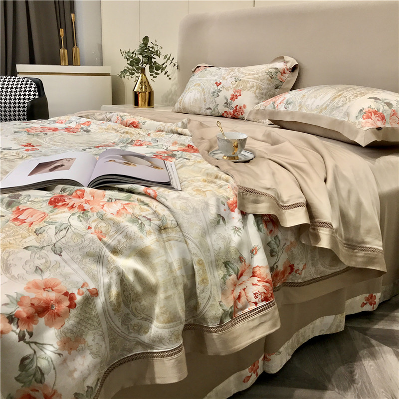 Summer 80 bifacial sky silk summer cool by naked sleeping air conditioning by machine washable ice silk quilt by upscale thin quilt double quilt