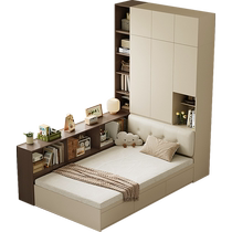 Lins Home 1 2m tatami desk bed cabinet integrated bed bedroom storage platform bed OV10A