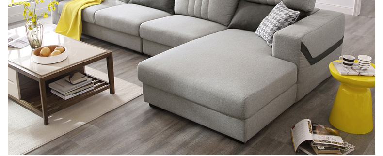 Lin của Bắc Âu phòng khách căn hộ nhỏ đa người sofa vải căn hộ nhỏ không gian hiện đại nhỏ gọn trang trí 972