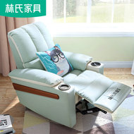 Lin của căn hộ nhỏ sofa đơn ghế phòng khách phòng sofa vải lười biếng làm móng tay mặc quần áo DY14