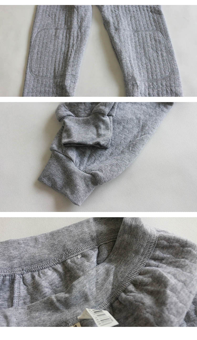 Xác thực và mát mẻ quần ấm nam vá quần cotton đệm đầu gối Quần trung niên ấm mùa thu MR5307 quân dài nam