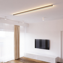 Minimal one word long strip ceiling lamp living room bedroom balcony corridor lights modern simple LED line lamps