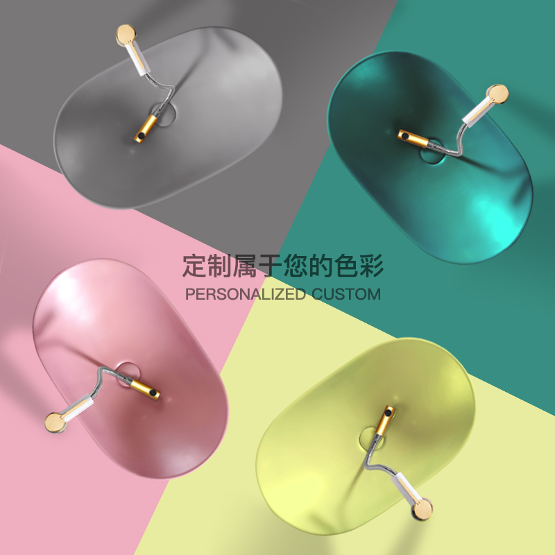 On the stage wash basin home dressing room peacock green yellow red color custom wash basin ceramic personality basin creativity