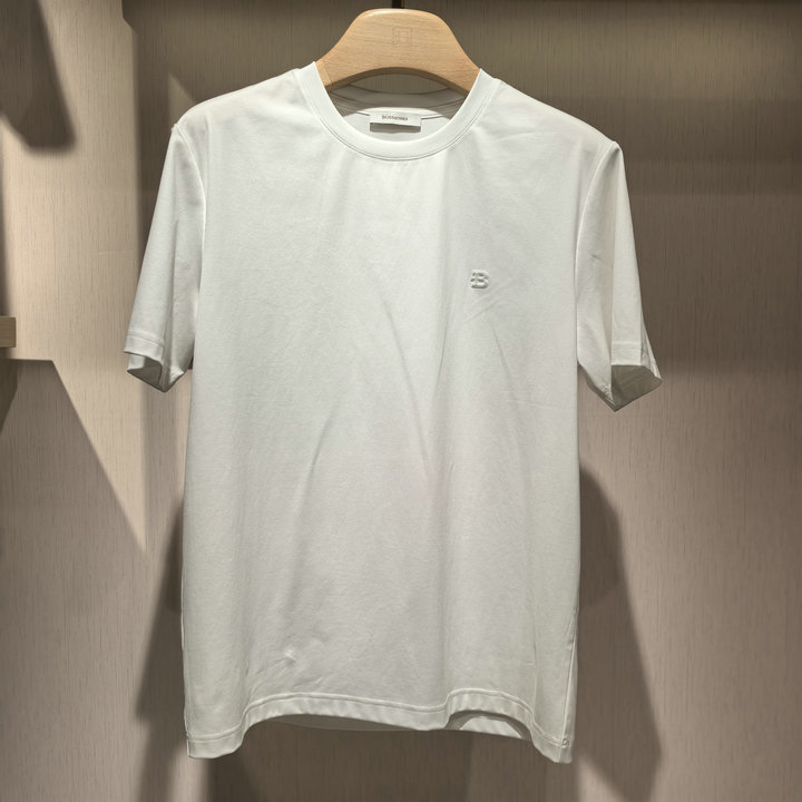 Bosssunwen Authentic Men's Clothing 2026 Spring and Summer Round Neck Short-Sleeved Knitwear A621T802