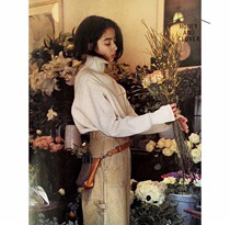 Spot ANDERSEN ANDERSEN NAVY TURTLENECK classic minimalist texture TURTLENECK sweater