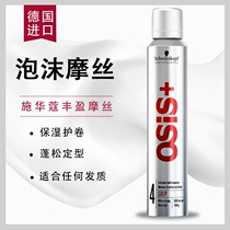 Schwarkor styling mousse wet hair styling foam hair wax wool roll moisturizing curls fluffy bubble hair gel