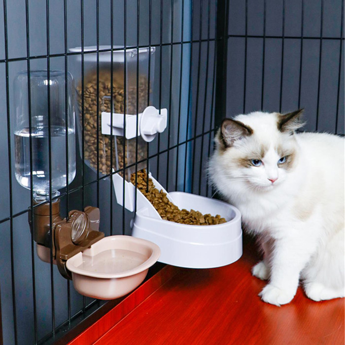 Automatic Feeding Machine Suspended Cat Cat Food Bowl Pitcher Feeding Supplies Food Basin Pet Cat Bowls Feeding Cat Buffet Feeding Machine