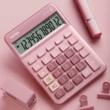 Ретро электронный калькулятор 12 крупно -экрановый крупный экрановый простая модная сеть Красная Голос Финансовый бухгалтер