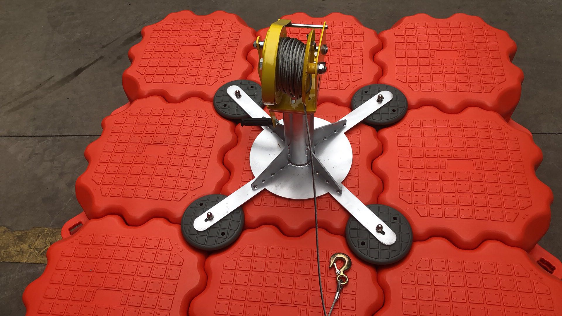 Water pontoon special manual winch Electric winch