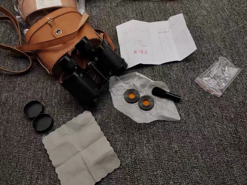 Three packs of new products in stock brand new 98 factory 62-type 8*30 telescope handheld fixed binoculars outdoor high-definition portable