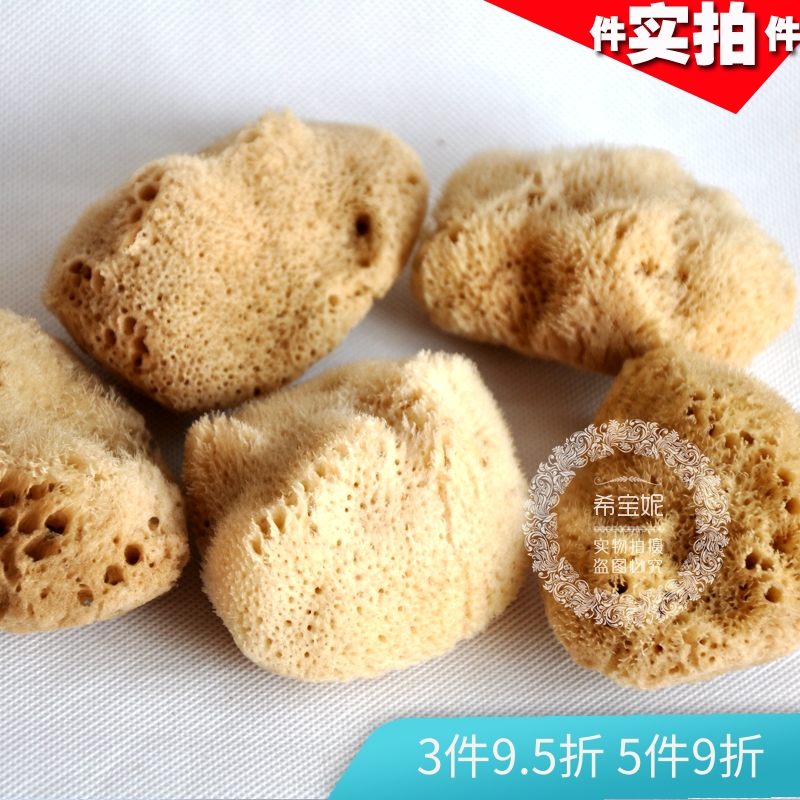 T ugly clear cabin Greek natural primary colour natural sponge 4 0-4 5 inches to wash blackhead wash face (Hippel)