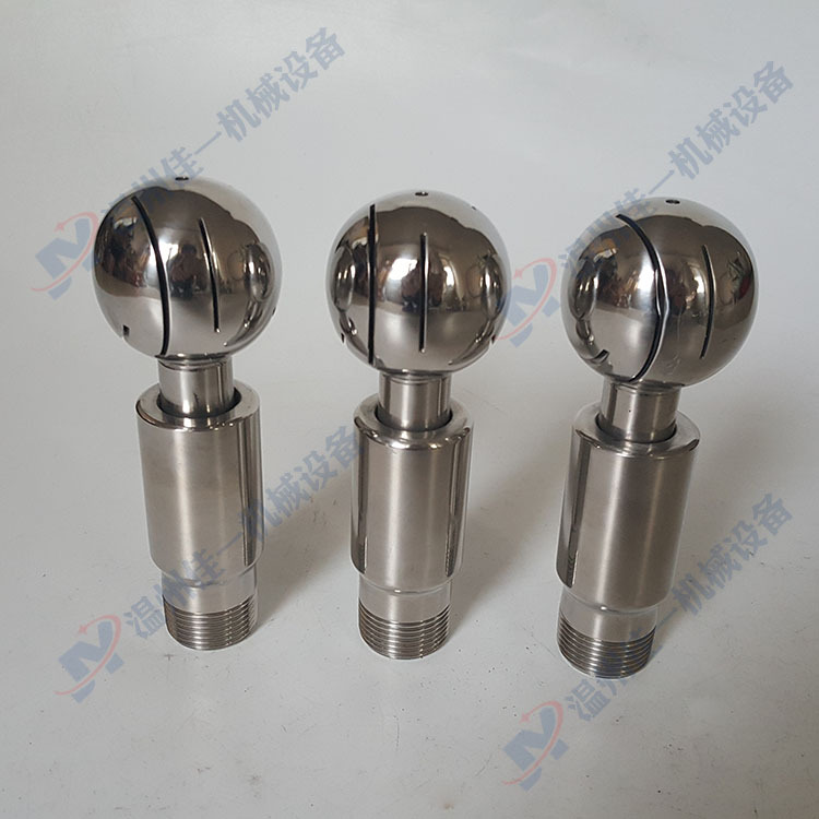 304 Stainless Steel External Thread Rotating Cleaning Ball, 360-Degree Rotating Spray Ball, External Thread Tank Cleaning Spray Ball