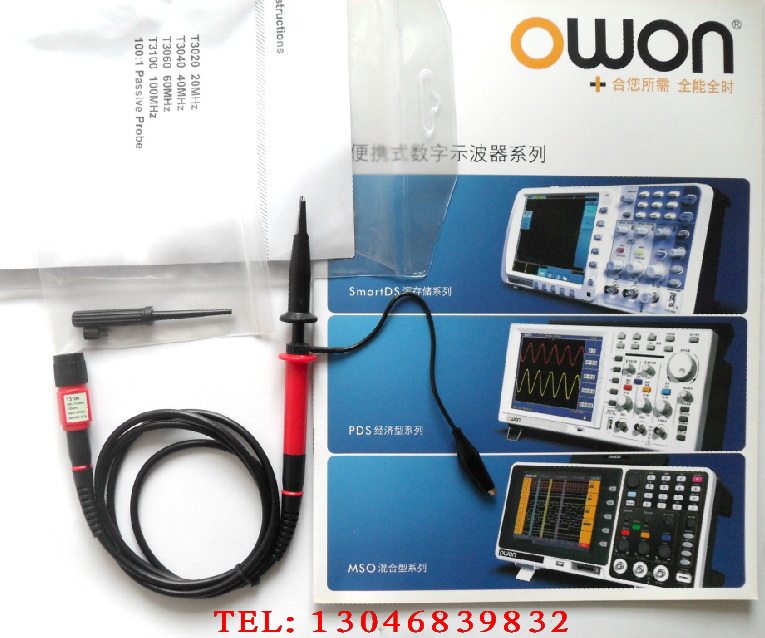 Осциллограф 正品高质量2000v高压示波器探头100m带宽示波表笔100：1衰减系数