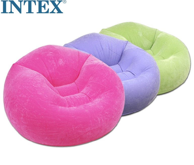 INTEX-68569 Luxury Flocking Single Inflatable Sofa Sloth Sofa Home Casual Sofa up-Taobao