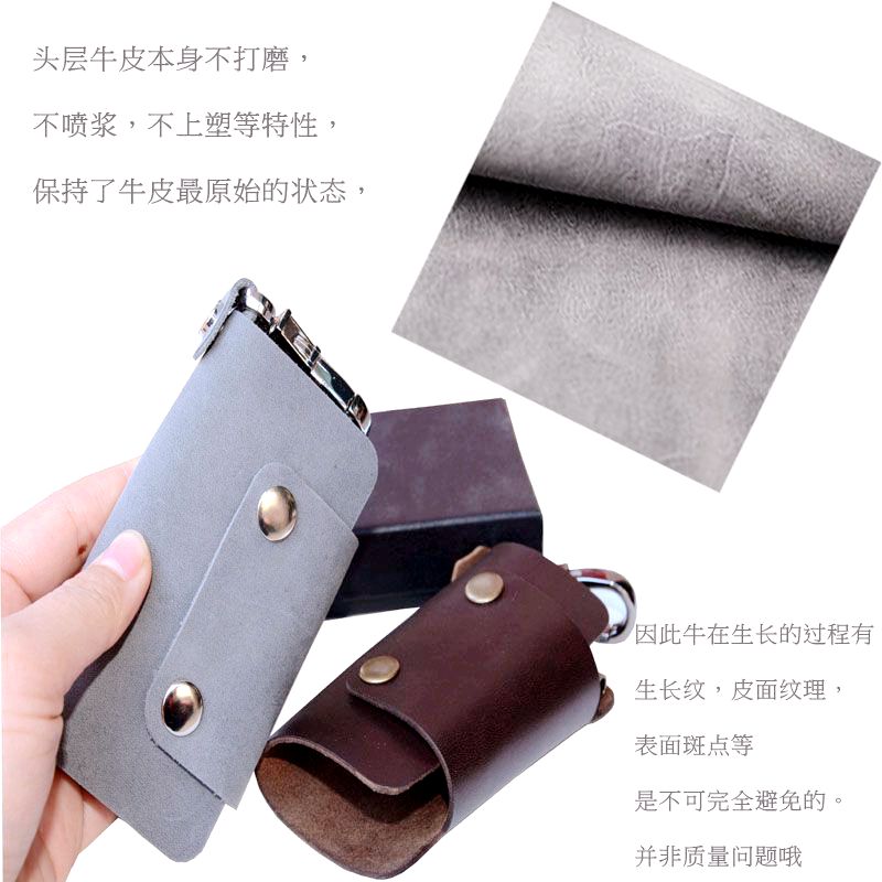 Người đàn ông xe của khóa màu đen khóa da túi chìa khóa keyring nam nam da chìa khóa túi ví móc chìa khóa