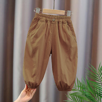 Girl Anti-mosquito Pants Loose Summer Thin children Air conditioning Pants Girls Light Cage Pants Baby Pants Baby Summer Clothing