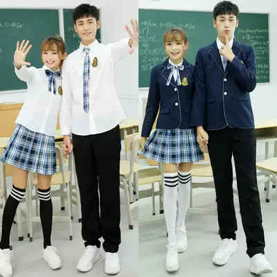 Juvenile school uniform set Elementary School Junior High School High School students autumn and winter class suit jk uniform