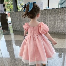 Girl Dress Girl Dress Girl Summer Clothes Korean Version Childrens Net Red Princess Nepotism Baby Mesh Yarn Dress