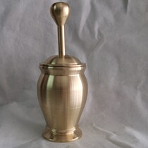 Large brass pound medicine gang drug punch drug ramming sub-Net Weight: 18kg