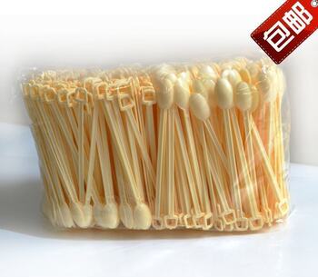 Disposable coffee spoon long handle milk powder spoon plastic