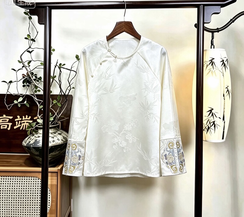 New Heavy Embroidery Shirt New Heavy Embroidery Shirt