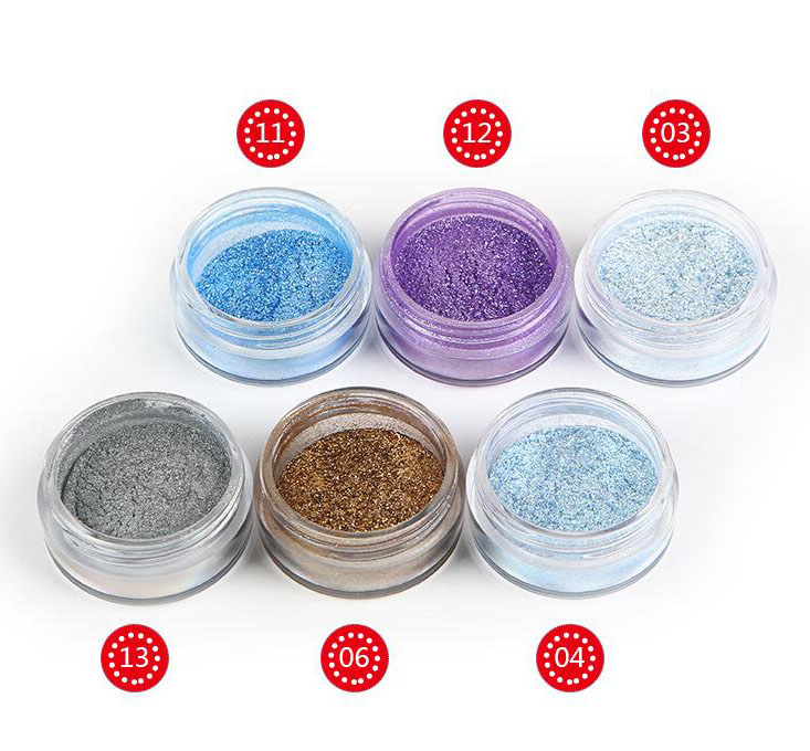 Độ bóng cao bột sáng pearlescent phấn mắt bột long lanh long lanh sequins trẻ em người lớn giai đoạn hiệu suất mỹ phẩm trang điểm ộ phấn mắt