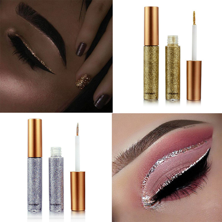 Màu Eyeliner Mắt Không Thấm Nước Sáng Jingjing Pearlescent Shining Ngày của Trẻ Em Giai Đoạn Phấn Mắt Trang Điểm kẻ eyeliner cho mắt 2 mí
