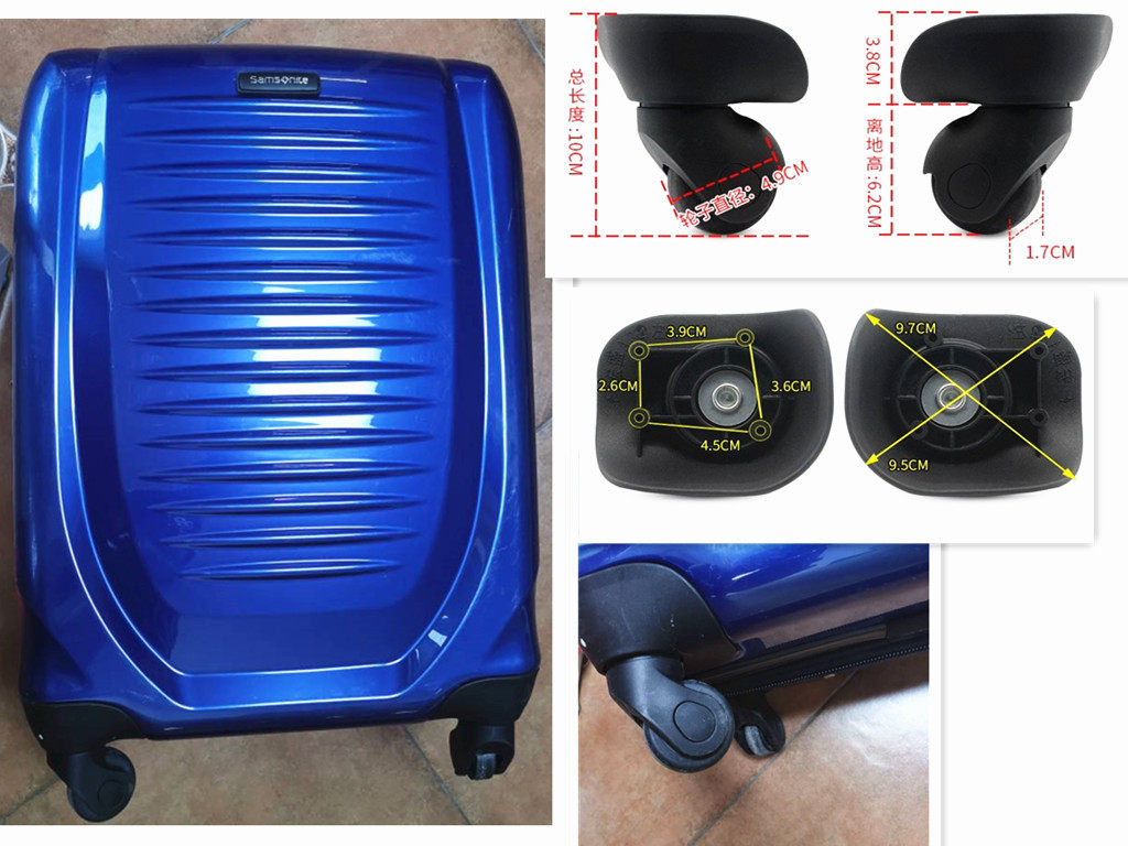 Adapt to the rookie Lila rod box wheel silent universal wheel U72JY-105 6 9 10 40U maintenance accessories