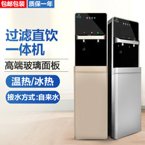 Vertical direct water dispenser hot and cold commercial office boiling water reverse osmosis filter water purifier heating integrated machine