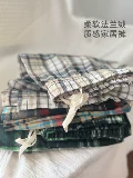 Мягкие весенние фланелевые хлопковые штаны для отдыха, тренд сезона, свободный крой, для влюбленных