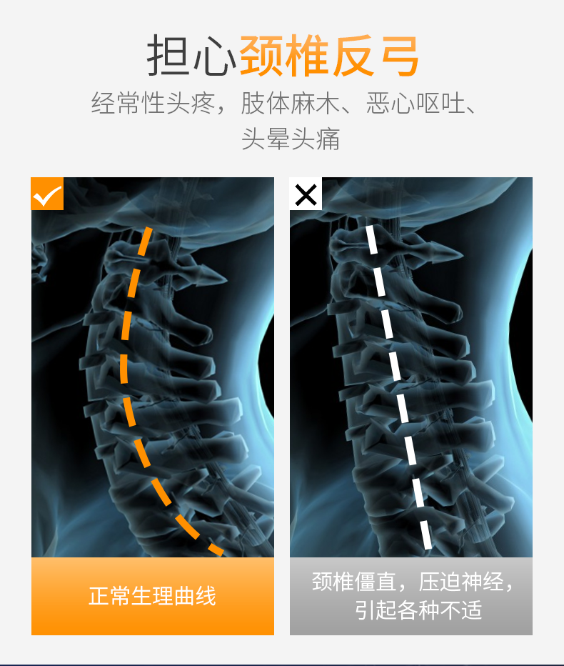 金凯瑞 多功能按摩枕 可双向拉伸 图4
